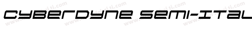 Cyberdyne Semi-Ital字体转换